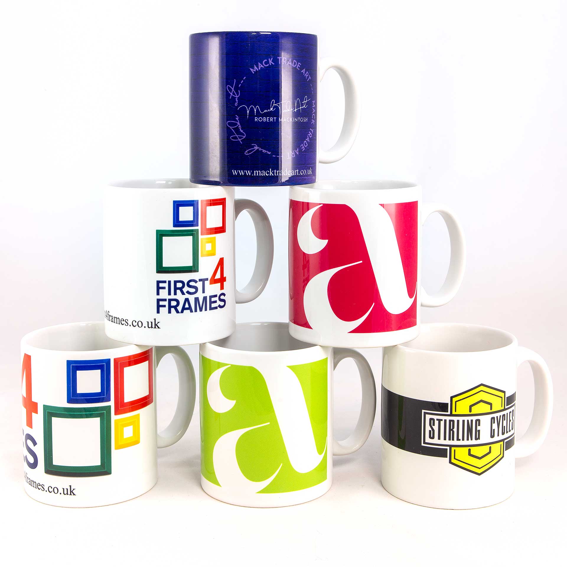 Promotional Mugs First 4 Frames